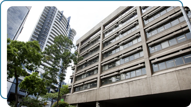 Multi story business building in Brisbane city